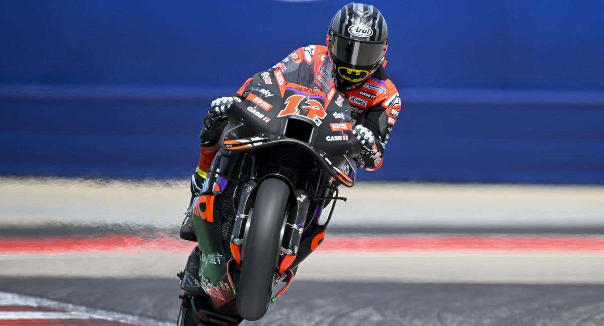 Viñales, durante la Sprint del GP de las Américas.