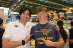 La historia inverosímil de un nuevo 'torpedo' de la natación que entrenará como Phelps y vive en Madrid