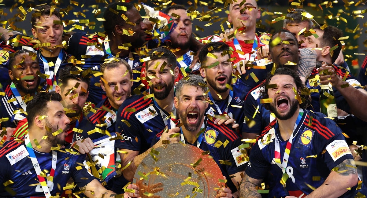 Francia es la actual campeona mundial de balonmano en categoría masculina y femenina.