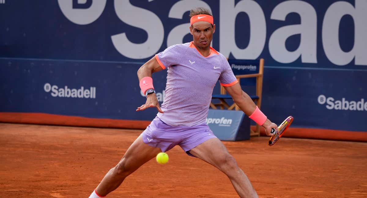 Rafael Nadal durante el Conde de Godó./EFE