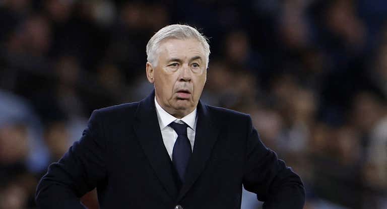 Carlo Ancelotti, en el Etihad.