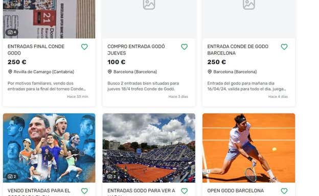 Página de Milanuncios.