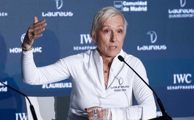 Navratilova, en Madrid. EFE