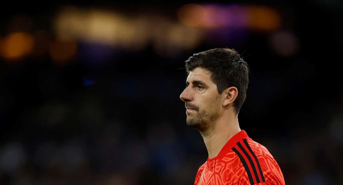 Thibaut Courtois, en un partido con el Real Madrid. /REUTERS