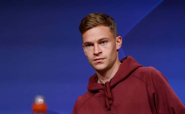 Kimmich comparece este lunes ante los medios de comunicación. AFP