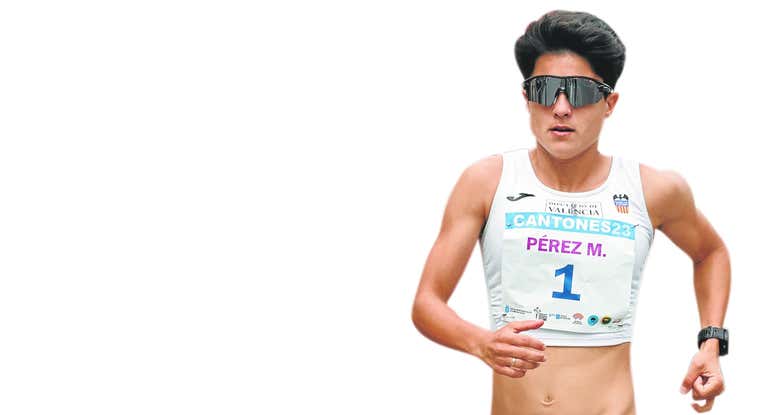 María Pérez, en una competición.