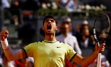 Alcaraz - Rublev: horario y dónde ver el partido del Mutua Madrid Open