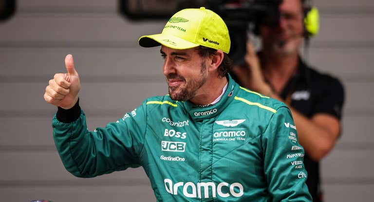 Fernando Alonso, durante el GP de China.