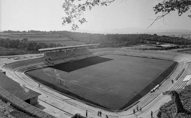 Montilivi, justo antes de su inauguración.  Ajuntament de Girona. CRDI (Narcís Sans Prats)