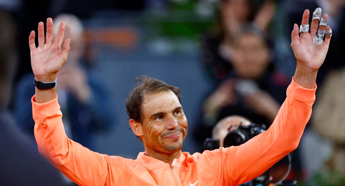 Rafa Nadal, tras caer ante Jiri Lehecka. /REUTERS