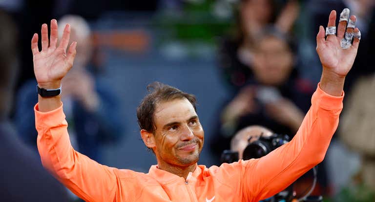 Rafa Nadal, tras caer ante Jiri Lehecka.