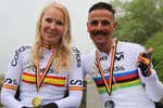 Manuela Vos y Sergio Garrote logran las primeras medallas en la crono de la Copa del Mundo de Ostende