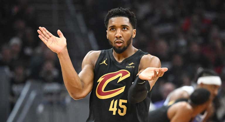 Donovan Mitchell, durante el partido contra Orlando Magic.