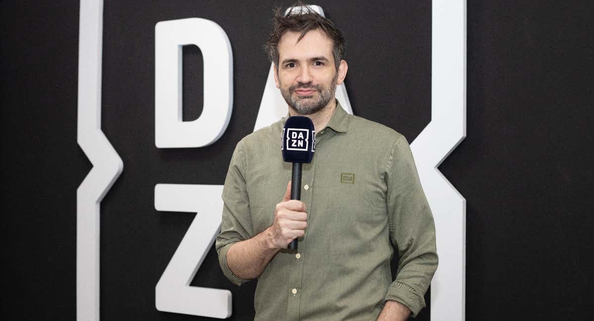 Pablo Juanarena en la presentación de DAZN 2024.