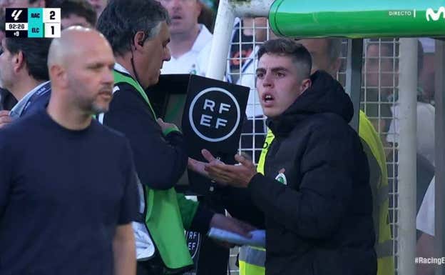 La reacción de Iñigo tras ser expulsado.