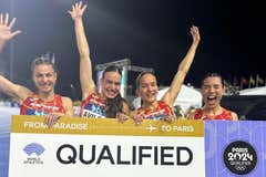 Los relevos 4x400 rompen un récord de 1991 para estar en París