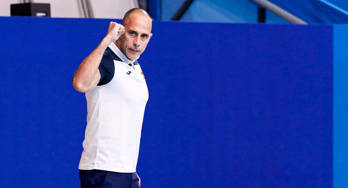 David Martín, seleccionador español de waterpolo. /GETTY