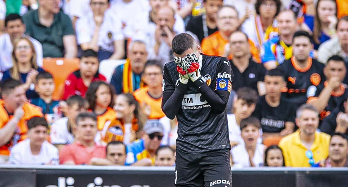 Jaume, en Mestalla. /Valencia CF.