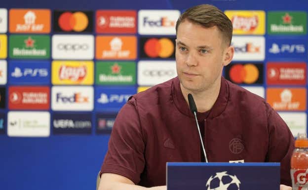 Neuer, en su comparecencia.  FC BAYERN