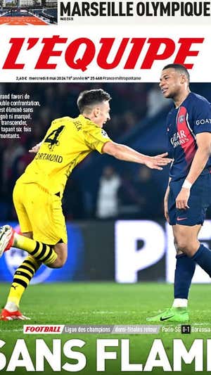 La portada de L'Equipe.