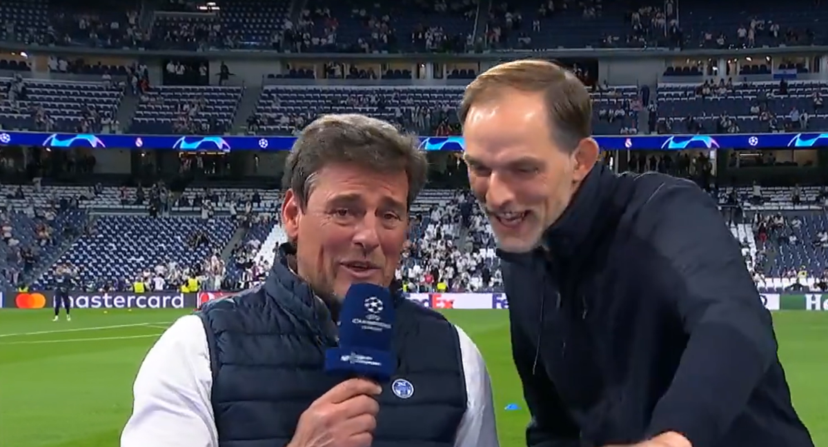 Tuchel, en su entrevista con Movistar.