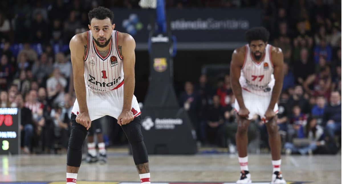Nigel Williams-Goss y Mckissic, durante uno de los partidos ante el Barça.