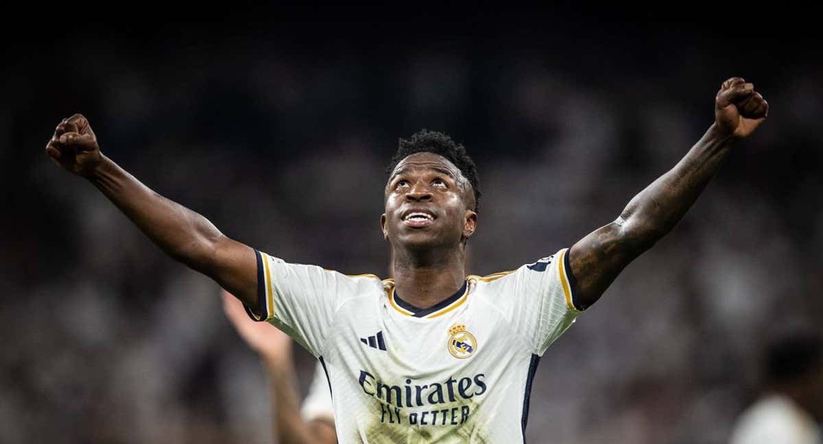 Vinicius, contra el Bayern.