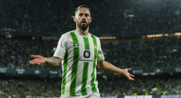 Isco Alarcón, en un partido en el Benito Villamarín.