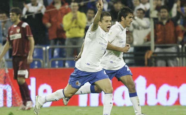 Andrés D'Alessandro en su etapa como jugador del Zaragoza. AP Photo