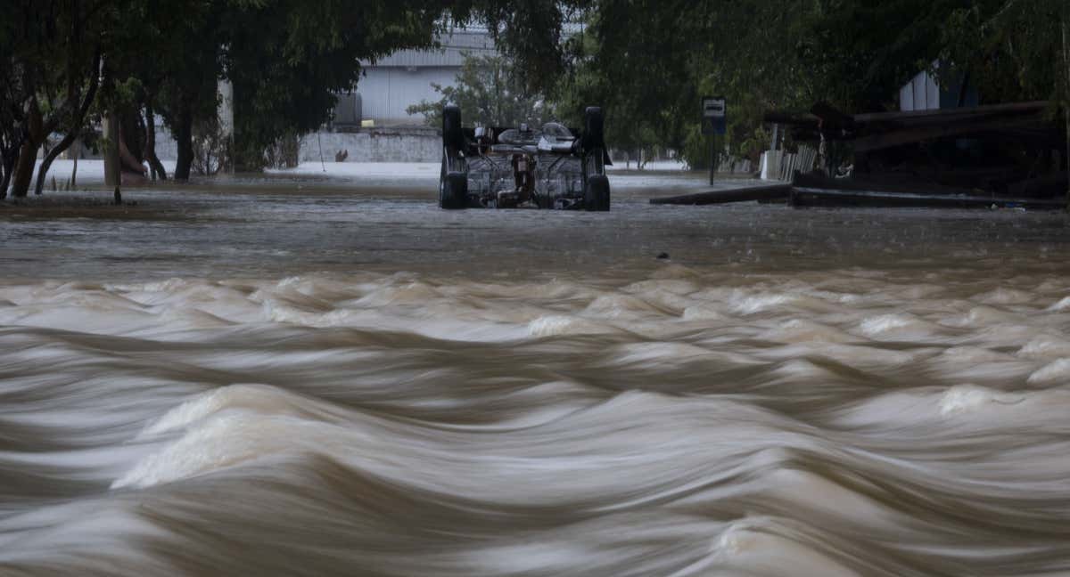 Imagen de las inundaciones que afectan a Porto Alegre./Efe