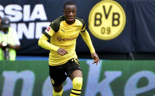 Denzeil Boadu, en su etapa en el Borussia Dortmund. Getty Images