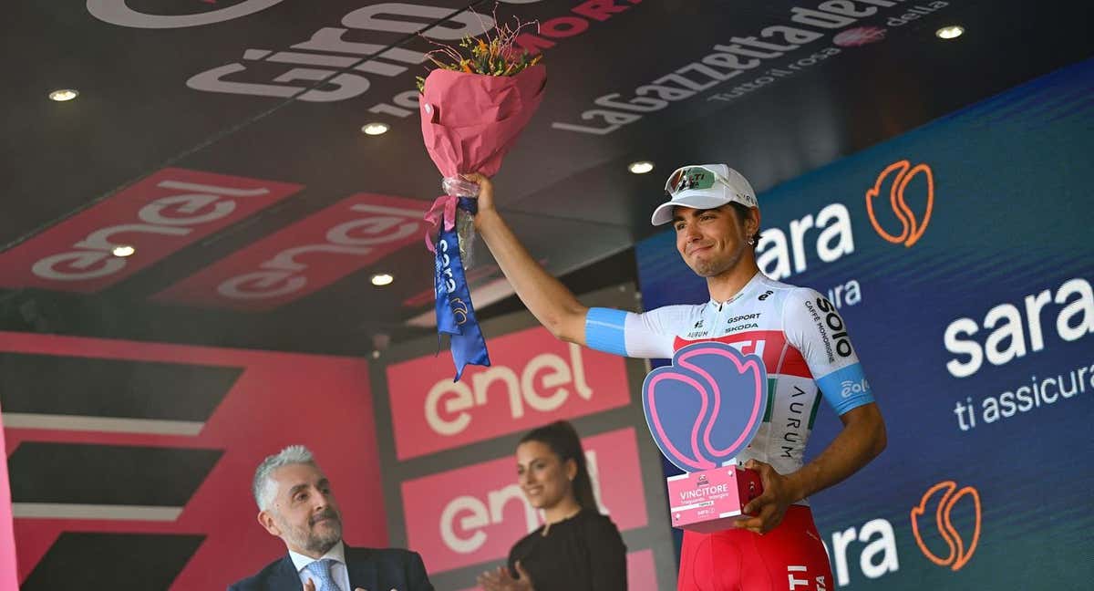 Fran Muñoz, ciclista más combativo de la 4ª etapa del Giro de Italia 2024. /POLTI-KOMETA / SPRINT CYCLING AGENCY