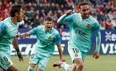 El Mallorca rescata un punto en Pamplona y se acerca a la permanencia