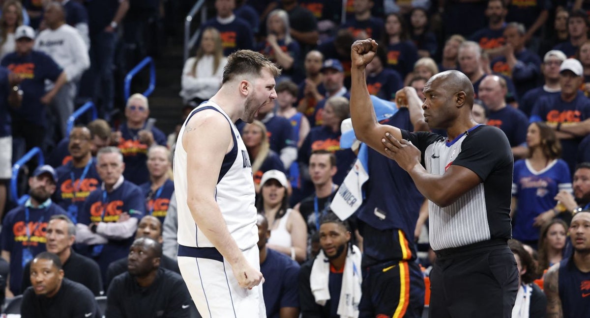 Luka Doncic esta madrugada.