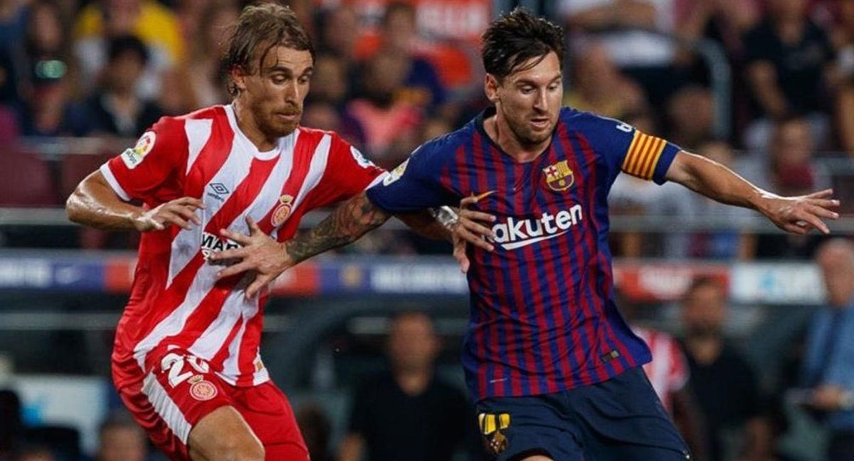 Marc Muniesa durante su etapa en el Girona.