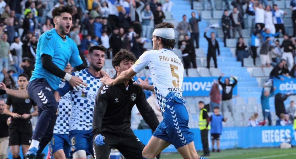 El Sabadell se ha enfrentado contra la Ponferradina. /CE SABADELL