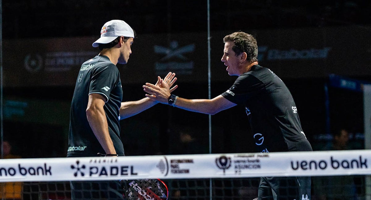 Navarro y Lebrón durante los cuartos de final
