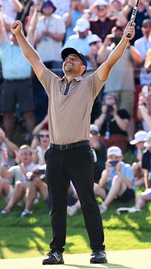 Schauffele, ayer, tras ganar el PGA Championship.  PGA Tour