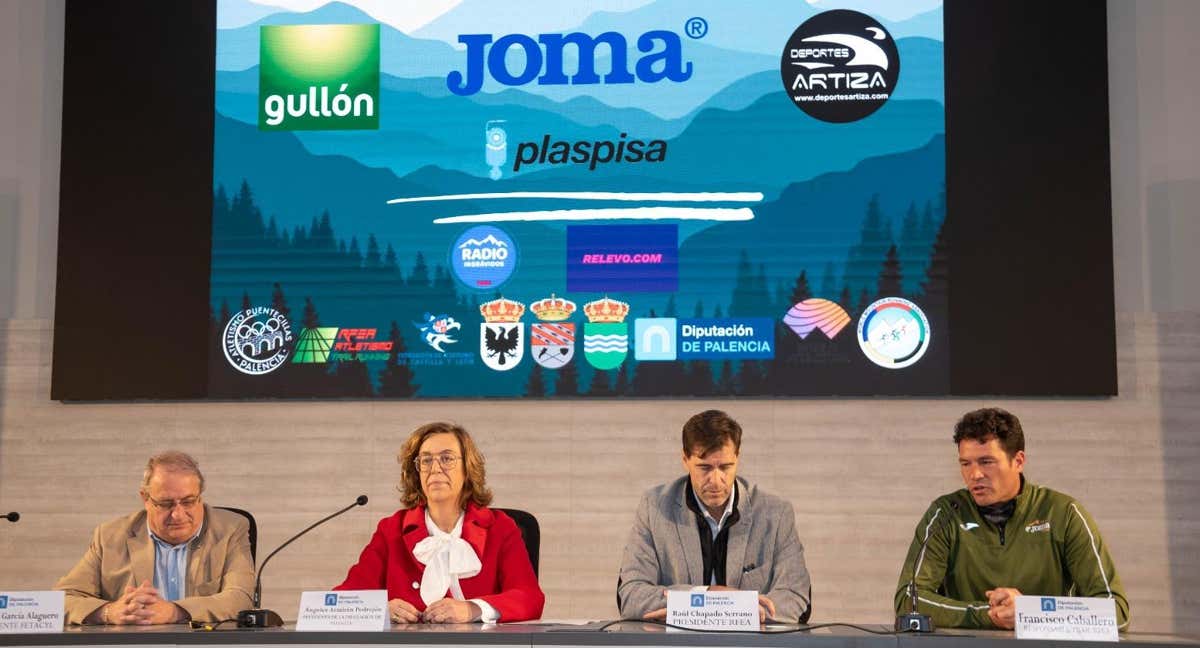 Presentación de la Copa del mundo sub 18 de trail running en Palencia.
