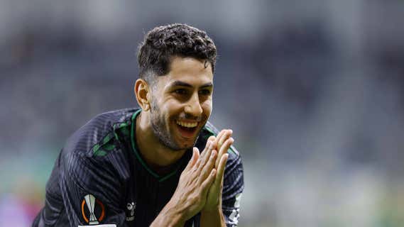 Ayoze, celebra el gol anotado al Aris Limassol./ABC
