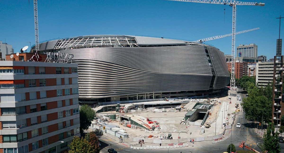 Obras en el Santiago Bernabéu. /Real Madrid