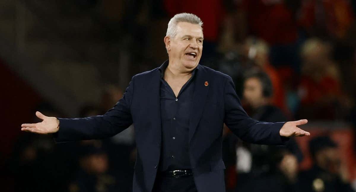 Javier Aguirre, en la final de Copa de este año.