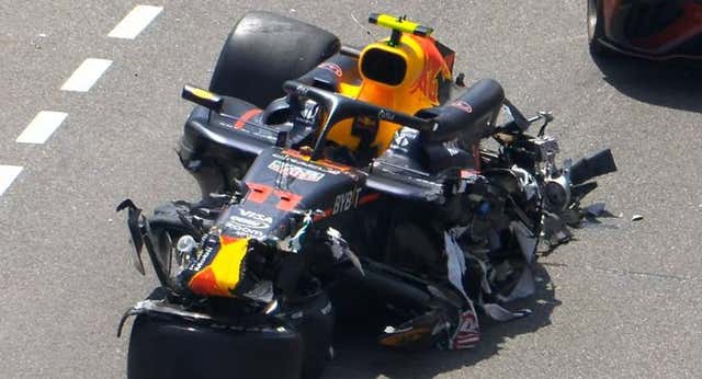 El accidente de Checo Pérez le costará entre dos y tres millones a Red Bull