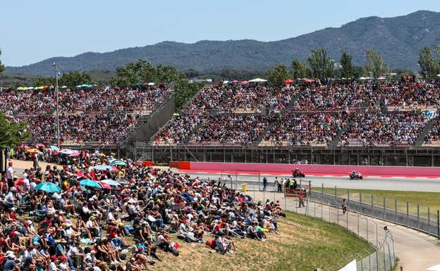 Gradas de MotoGP.  MotoGP