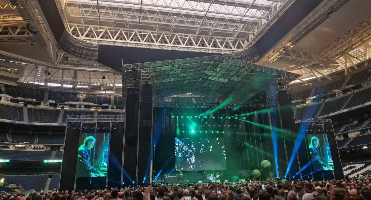 Un concierto en el Nuevo Bernabéu.