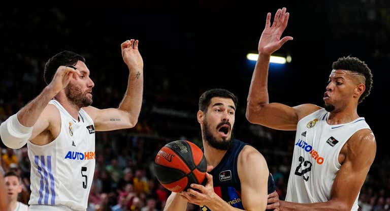 Imagen del primer partido de playoff de Liga Endesa del 2023.