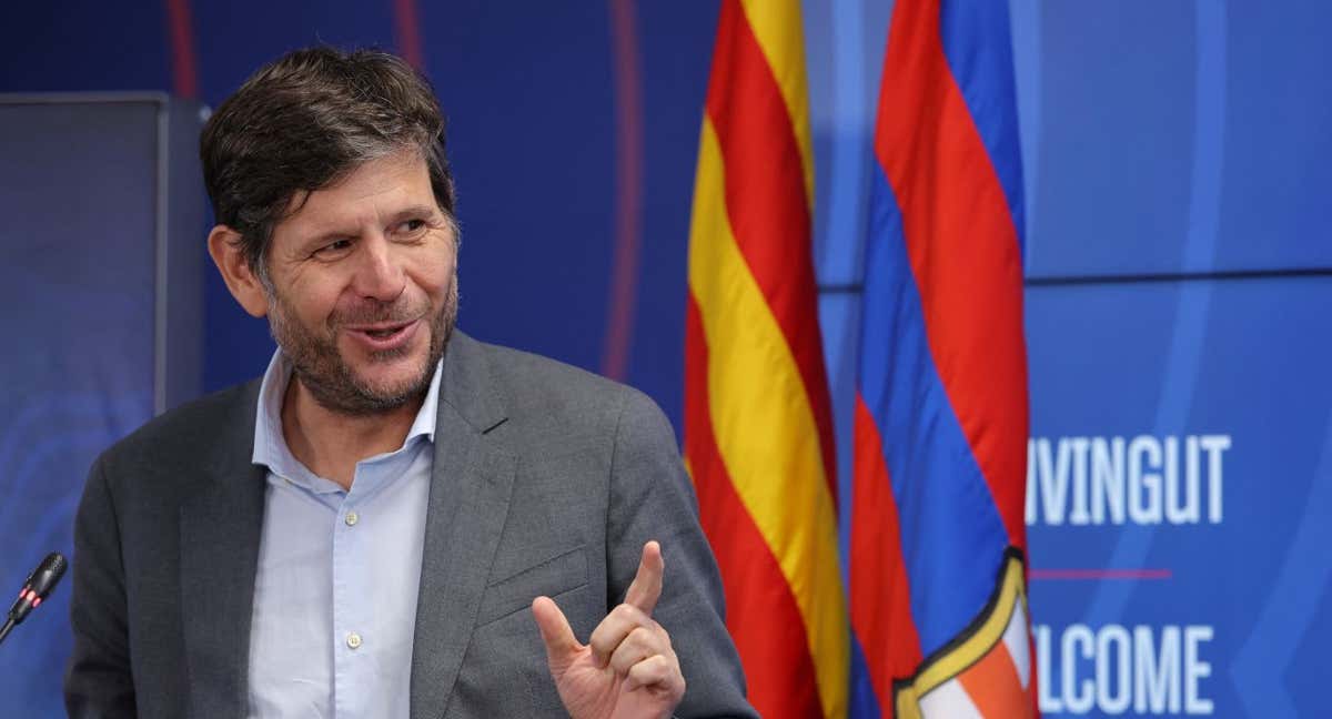 Mateu Alemany en la presentación de Gündogan.