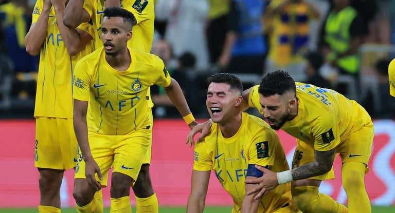 Cristiano Ronaldo se derrumbó.