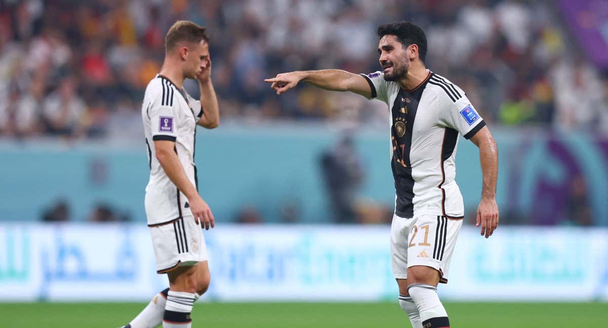 Kimmich y Gündogan en el partido del Mundial contra Costa Rica.