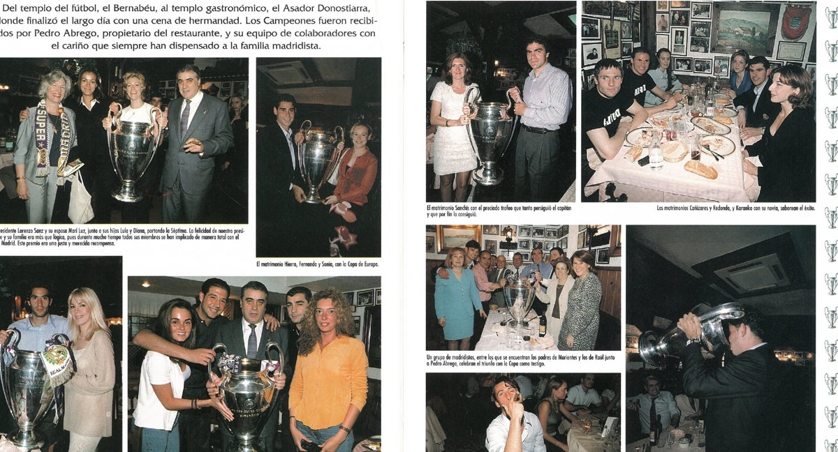 La noche de la celebración de la Séptima en el Asador.